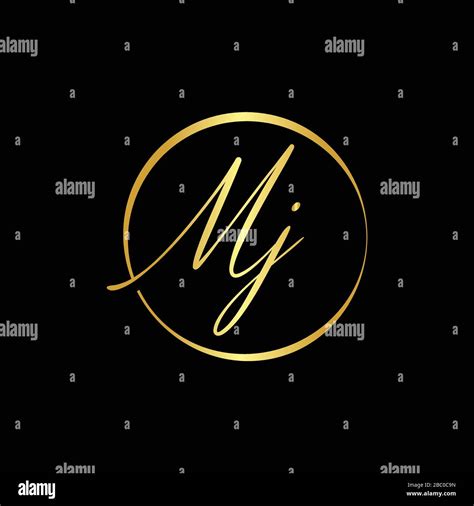 Initial MJ letter Logo vector Template. Abstract Letter MJ logo Design. Minimalist Linked Letter ...