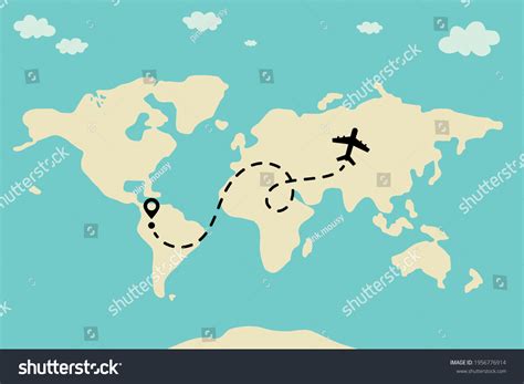 Airplane Trail On White Background Vector Stock Vector (Royalty Free) 1956776914 | Shutterstock