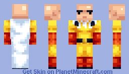 Saitama Minecraft Skin