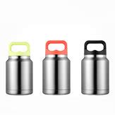 2L Large Stainless Steel Water Bottle Sports Exercise Drinking Kettle With Carrier Bag Holder ...