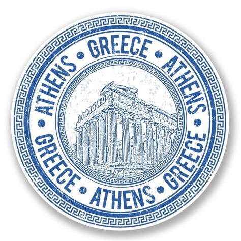 2 x Greece Athens Vinyl Sticker #5590 | Sticker supplies, Print vinyl ...