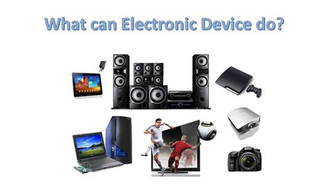 What can Electronic Device do? - YouTube