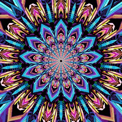mandala | Tumblr Optical Illusion Gif, Cool Optical Illusions, Art Optical, Illusion Art ...