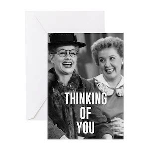 Funny Thinking Of You Greeting Cards - CafePress