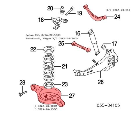 Mazda 6 Rear Suspension Diagram