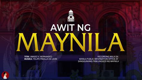 Awit ng Maynila - YouTube