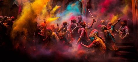 Holi celebration | Premium AI-generated image