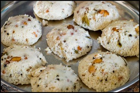 Kanchipuram Idli - Subbus Kitchen