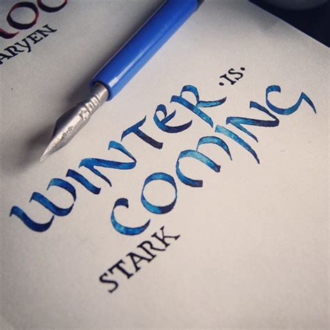 Game Of Thrones Houses and Mottos. Calligraphy. Uncial. :: Behance