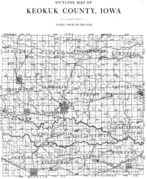 1912 Plat Maps Keokuk County of Iowa