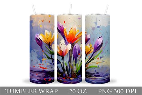 Spring Flowers Tumbler Design. Flowers Tumbler (3167953)