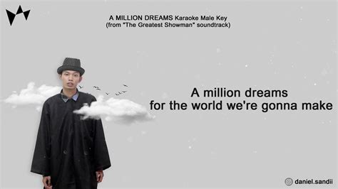 A MILLION DREAMS Karaoke Male Key Chords - Chordify