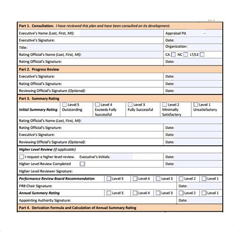 FREE 9+ Sample Performance Plan Templates in PDF | MS Word