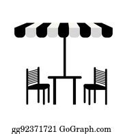 490 Tent Table Chairs Clip Art | Royalty Free - GoGraph