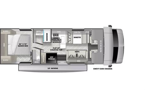 Forester Class C Motorhome Floor Plans – Two Birds Home