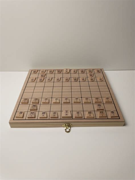 International / Westernized Shogi Set With Arrows and Japanese - Etsy