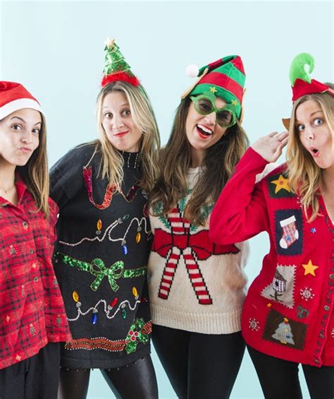 15 Creative Ideas for an Ugly Sweater Holiday Party - Brit + Co