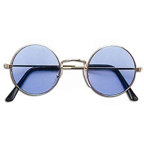 Round Blue Glasses