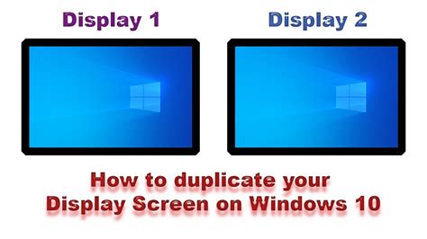 (2020) How to duplicate your display screen on Windows 10 | How to Mirror display screen on Win ...