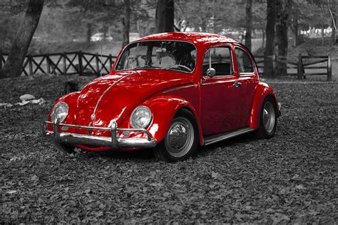 HD wallpaper: red Volkswagen beetle, vw, bug, vintage, vehicle, old, retro | Wallpaper Flare