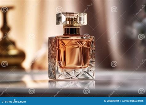 Elegance Perfume Bottle a Timeless Beauty with Ample Copy Space. Generative Ai Stock ...