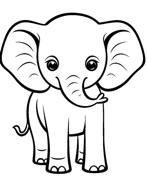 🐘 25 Elephant Coloring Pages: Free Printable Sheets