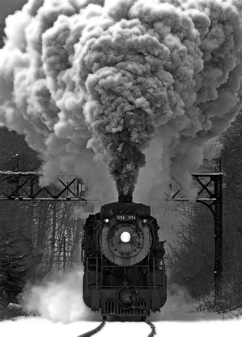 Steam Train Images Black And White