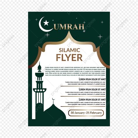 Islamic Flyer Design Eps File Unduh Gratis Templat untuk Unduh Gratis di Pngtree