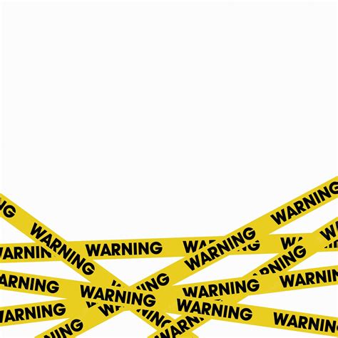 Premium Vector | Warning yellow tape or stripes vector template design