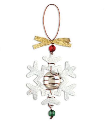 Snowflake Christmas Ornament - Happy Holidayware