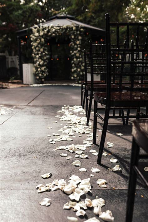 Loose White Rose Petal Aisle | Rose petal aisle, Flower petals wedding ...