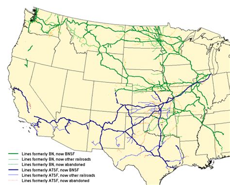 Bnsf Railroad Route Map