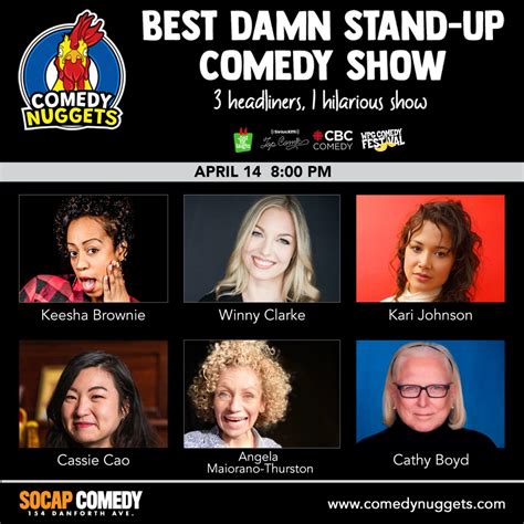 Best Damn Stand-Up Comedy Show Apr 14, 2023 - NOW Toronto