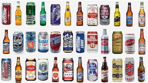 Top 5 American Light Beers | American beer, Beer brands, Beer