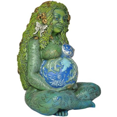 Millennial Gaia Statue by Oberon Zell - Mother Earth Gaia Wicca Statue