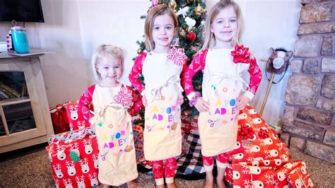 CHRISTmAS Routine best present ever A For Adley apron - YouTube