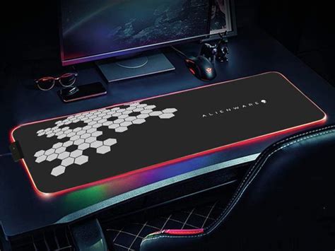 RGB Gaming Mouse Pad,Large Extended Soft Led Mouse Pad ,Non-Slip Resistant Rubber Computer ...