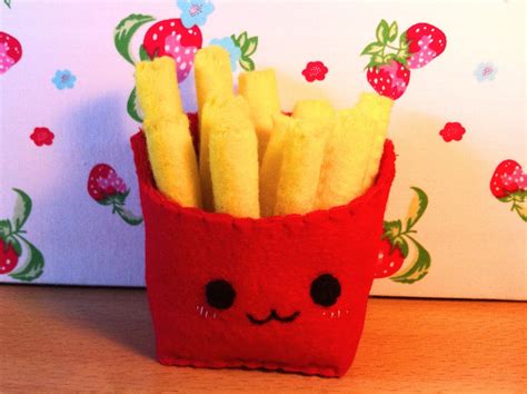 Kawaii Plushies | How to Make a Kawaii 'Fries' Plushie - YouTube | Felt ...