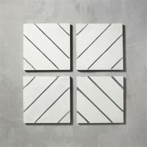 Black Pencil Salon Tile | Geometric tiles, Striped tile, Black pencil