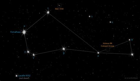 Piscis Austrinus Constellation | Star Map & Facts | Go Astronomy