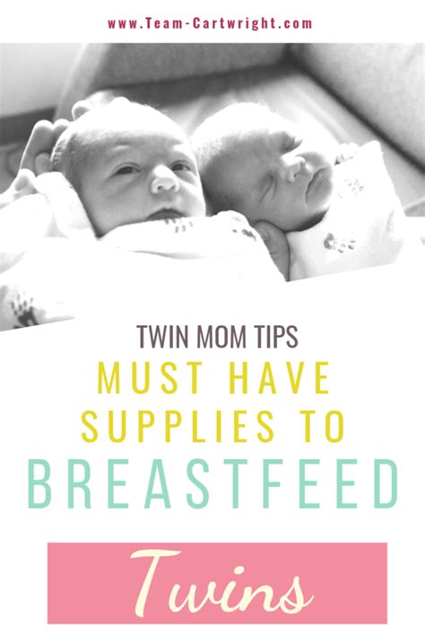 Must-Have Supplies for Breastfeeding Twins - Team Cartwright