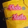 Personalized Acrylic Keychain, Acrylic Name Tag, Backpack Name Tag, Diaper Bag, Custom Name ...