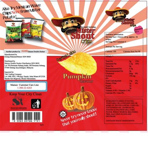 sem 5 Packaging Design for new Pringles product -Shout by Marris Chua at Coroflot.com