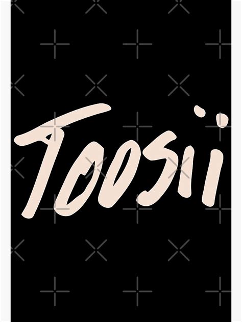 "Toosii Merch Toosii Logo" Poster for Sale by RedhirZo | Redbubble