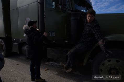 The Hurricane Heist - Behind the scenes photo of Toby Kebbell