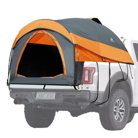 Forceatt Truck Bed Tent, Fits 5’-6.5’ Truck Tent, Waterproof PU2000mm Pickup Truck Tent 6.5 Foot ...