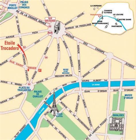 Plan Arc de triomphe Paris - Carte Arc de triomphe Paris (France)