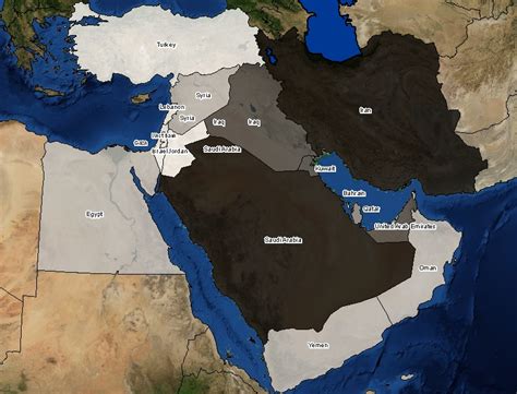 Proven Crude Oil Reserves – Middle East Geographies