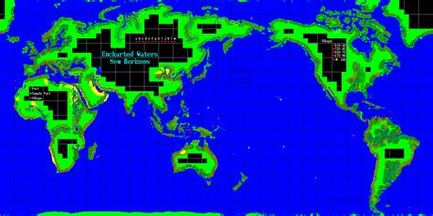 Uncharted Waters Online World Map - Map Of Western Hemisphere