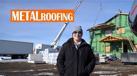 DIY HOME BUILD EP. 053 | METAL ROOFING - YouTube